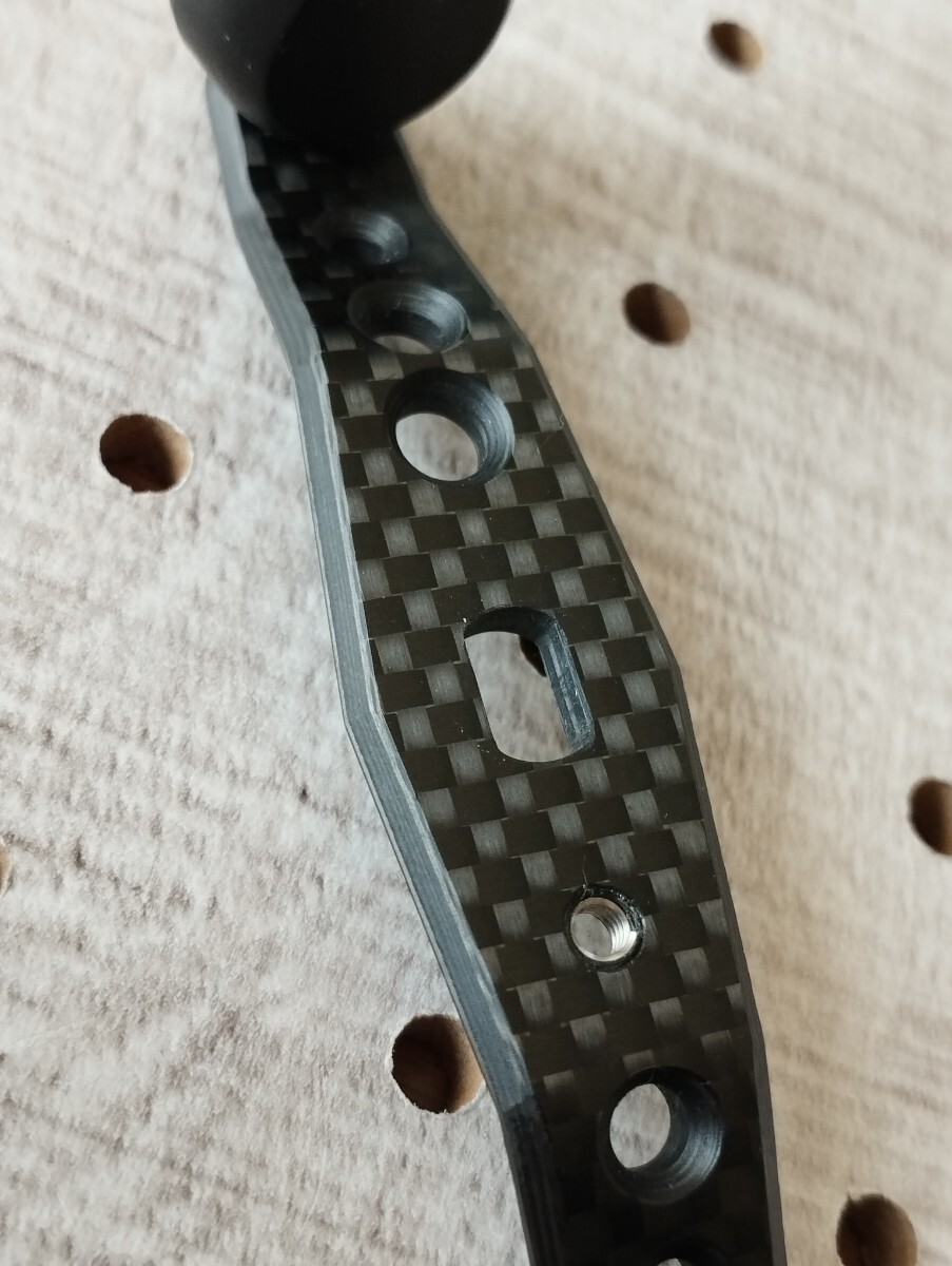 K64F0058】KTF IXA オフセットカーボンハンドル 軸間80mm ダイワ K64F0058】KTF IXA オフセットカーボンハンドル 軸間80mm ダイワ