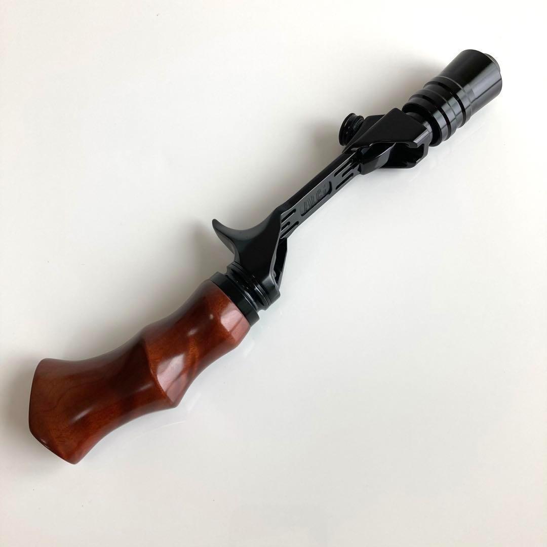 新品】トラウト用ハンドル ロッドビルディング ウッドガン 新品】トラウト用ハンドル ロッドビルディング ウッドガン