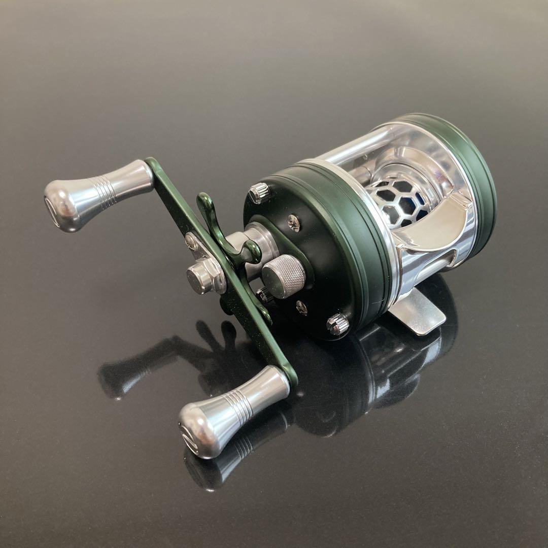 新品】渓流ベイトリール 丸型リール トラウト用 シルバー 新品】渓流ベイトリール 丸型リール トラウト用 シルバー