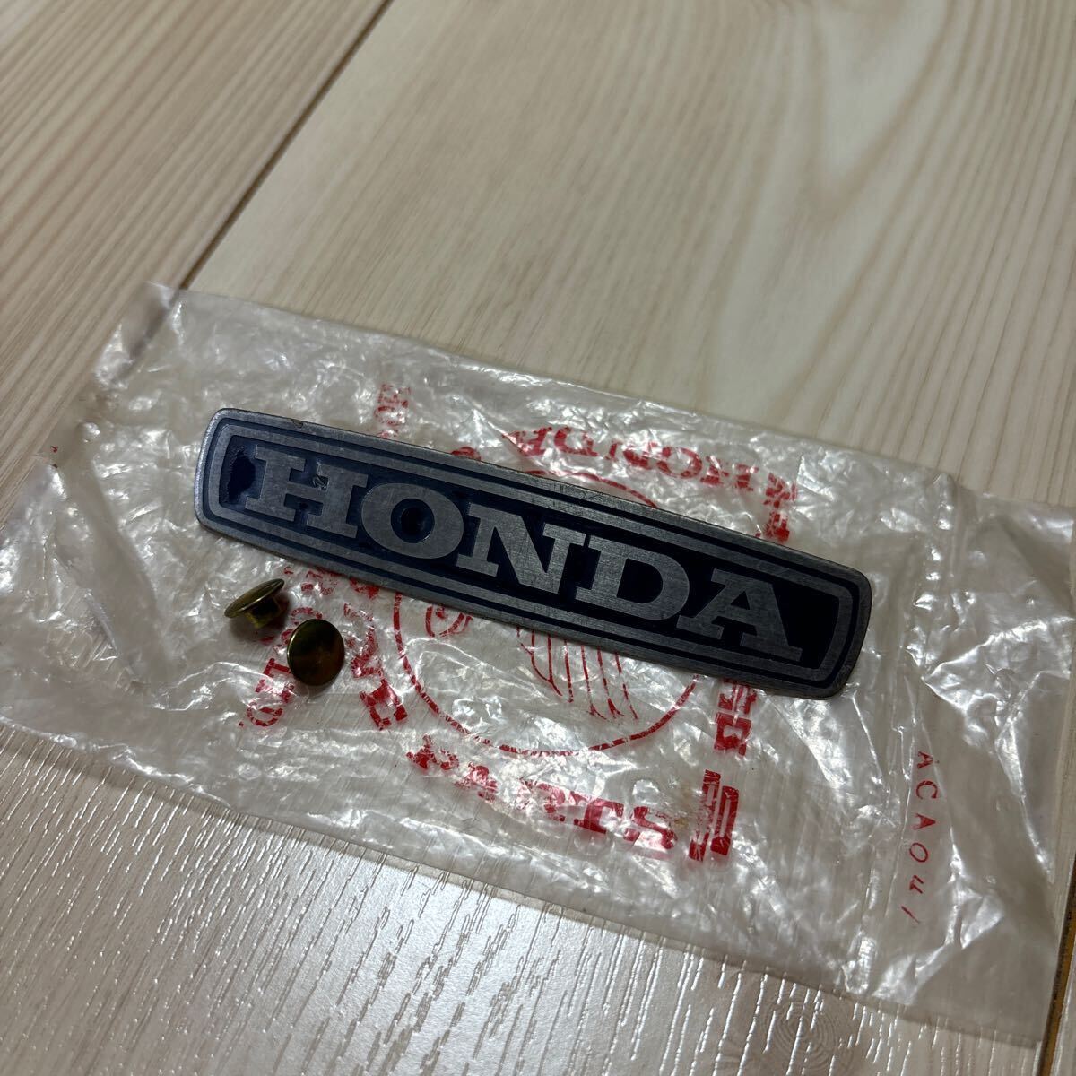行灯カブ90用 エンブレム レッグシールド スーパーカブ カブ 行灯 行灯カブ 旧車 MD90 CT110 CM90 C50 C70 C90 CM90 当時 純正 廃盤