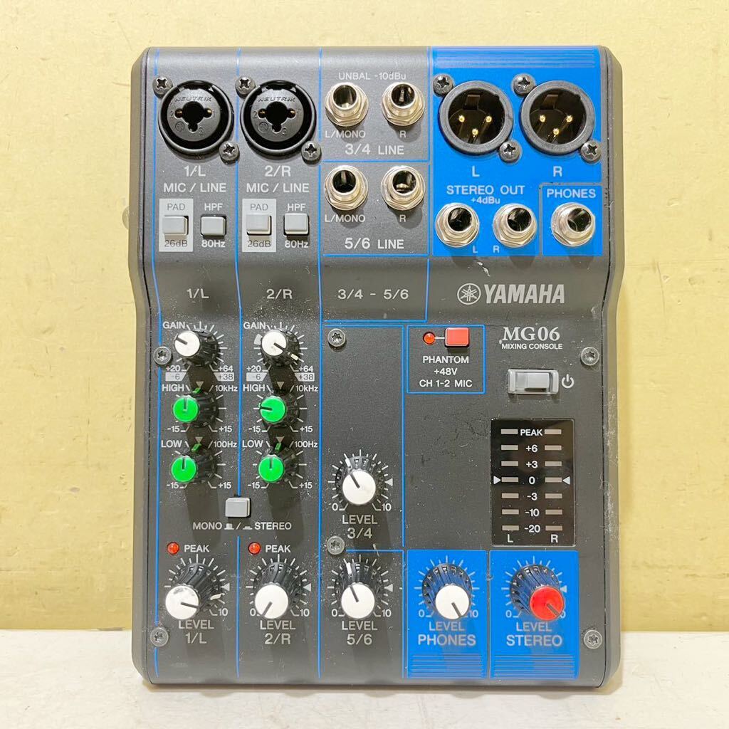 Yahoo!オークション - YAMAHA MG06X ミキシングコンソール アナログミ