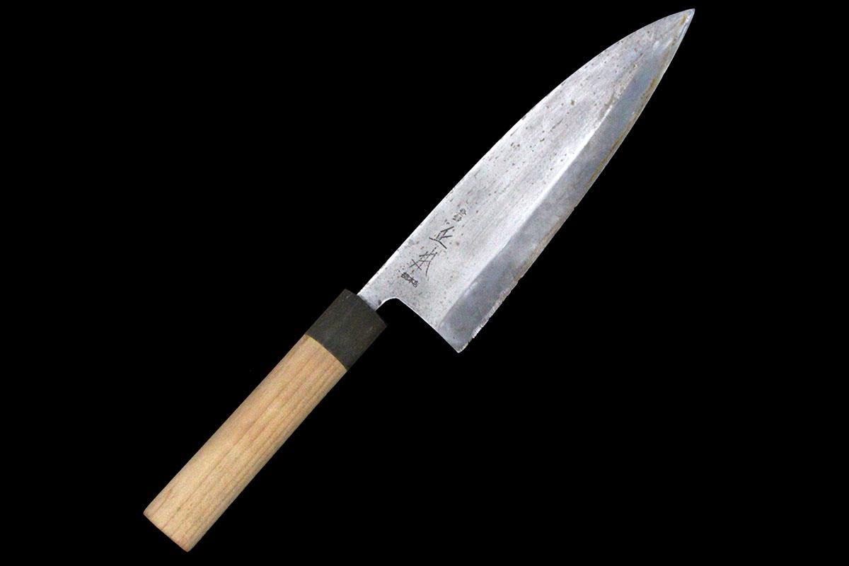 並品｜正本総本店 出刃包丁 霞 七寸半 朴柄 KN02-A9026-2L1D