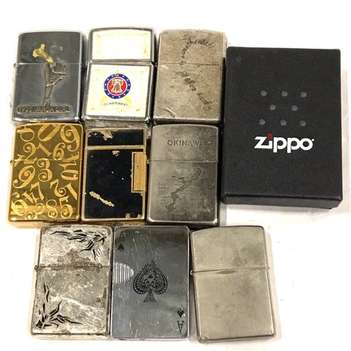ジッポー オイルライター 他 ガスライター ローラー式 喫煙具 喫煙グッズ 着火× まとめセット