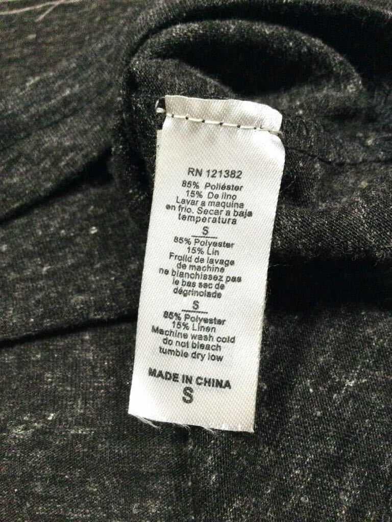  новый товар [LIVE LIFE CLOTHING]linen Blend сова принт вырез лодочкой футболка SIZE:S