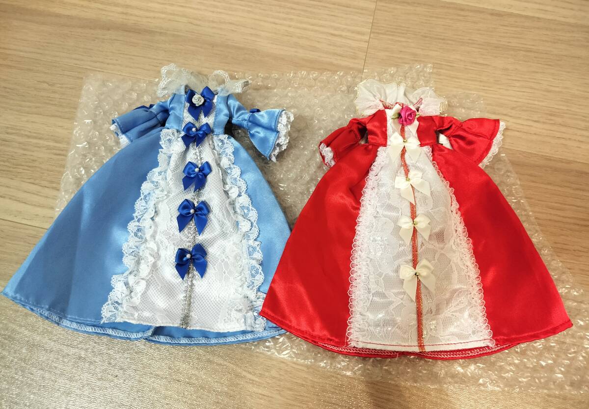 リカちゃん リトルファクトリー お姫様ドレス 2点セット マリーアントワネット風 水色と赤 22センチ リカちゃんキャッスル リカちゃん リトルファクトリー お姫様ドレス 2点セット マリーアントワネット風 水色と赤 22センチ リカちゃんキャッスル