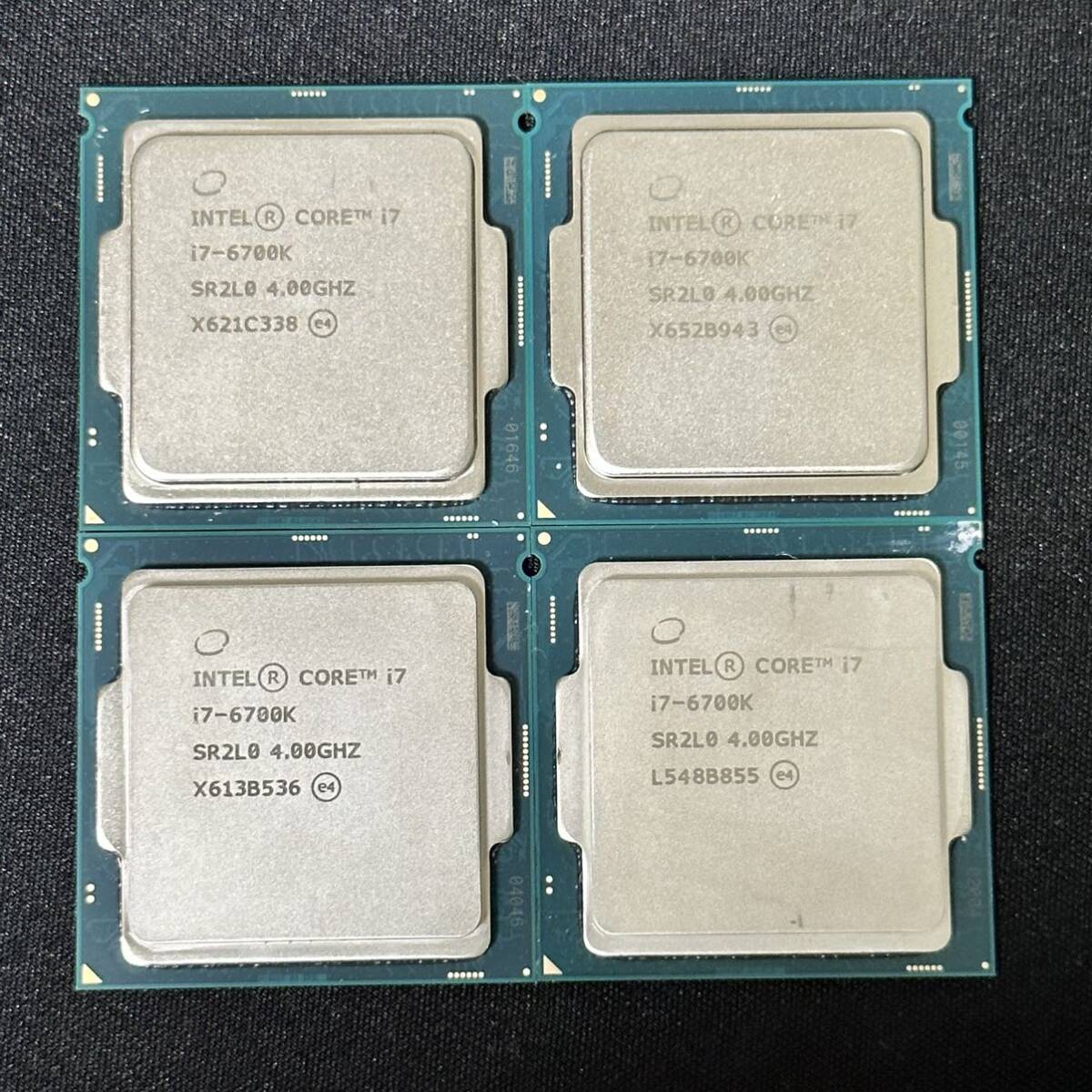 CPU Intel Core i7 6700K 4個セット 動作確認済