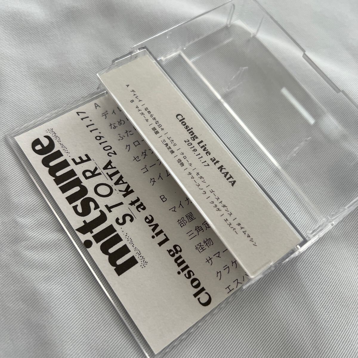  free shipping MITSUMEmi tab CLOSING LIVE AT KATA cassette tape 