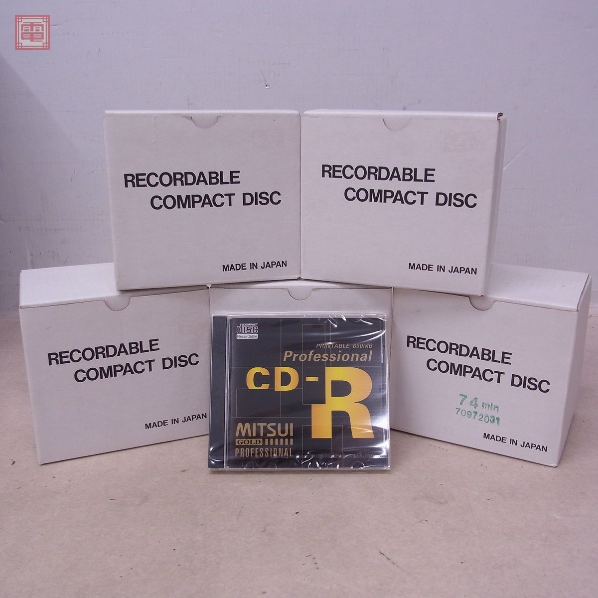 Yahoo!オークション - 1円〜 未使用 MITSUI CD-R GOLD Yahoo!オークション - 1円〜 未使用 MITSUI CD-R GOLD