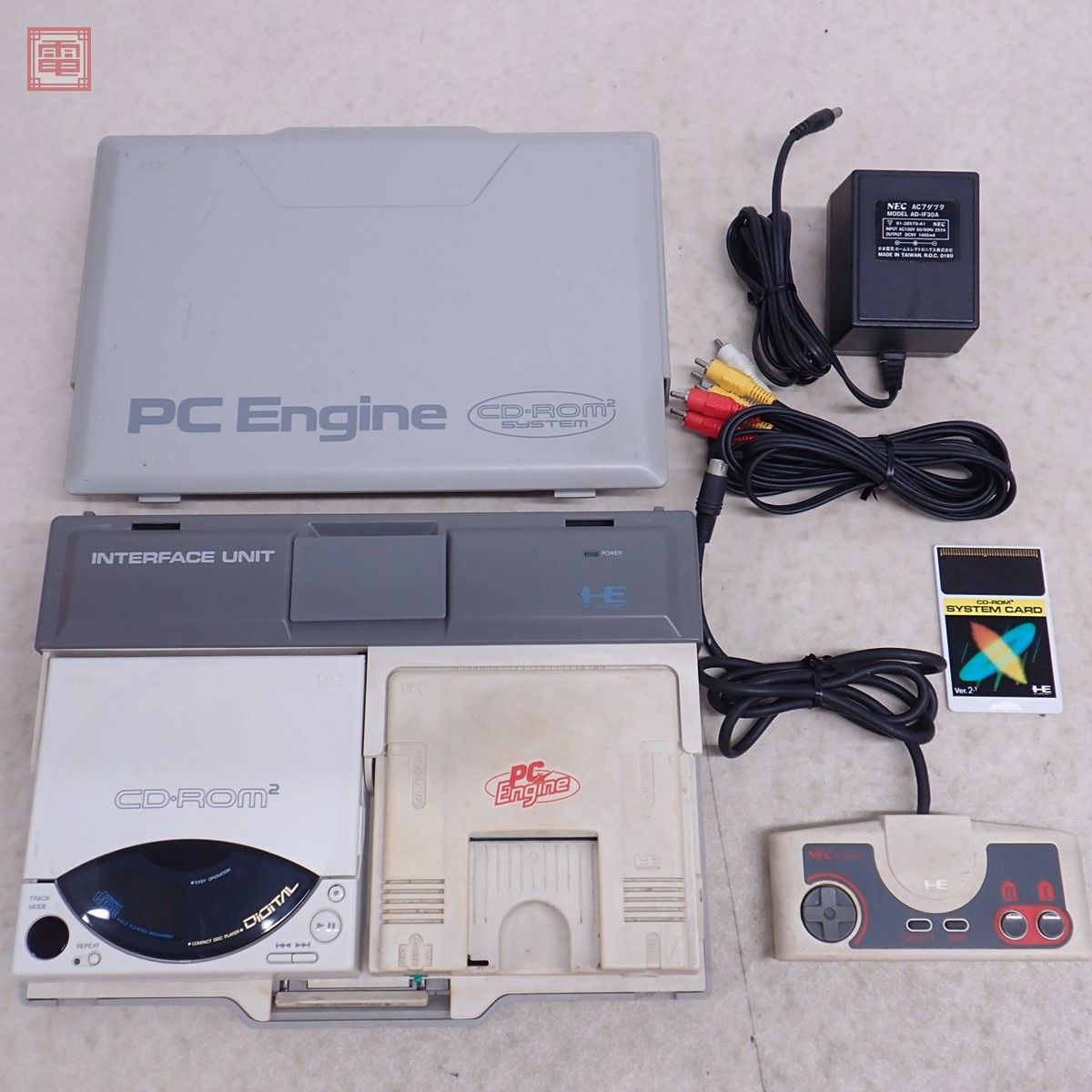 【感謝価格】 1円〜 修理品 IFU-30 インターフェイスユニット PCエンジン PCE 本体、アクセサリー