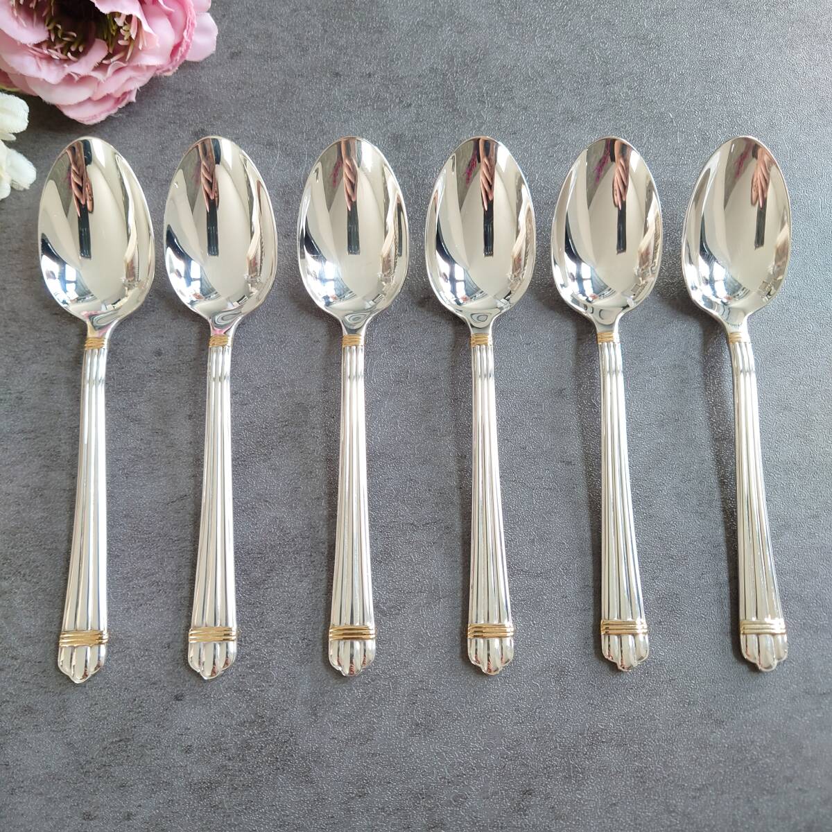 美品 クリストフル アリアゴールドリング 未開封含む 30点 箱付き クリストフル ナイフ ○ アリアゴールドリング デザート ナイフ