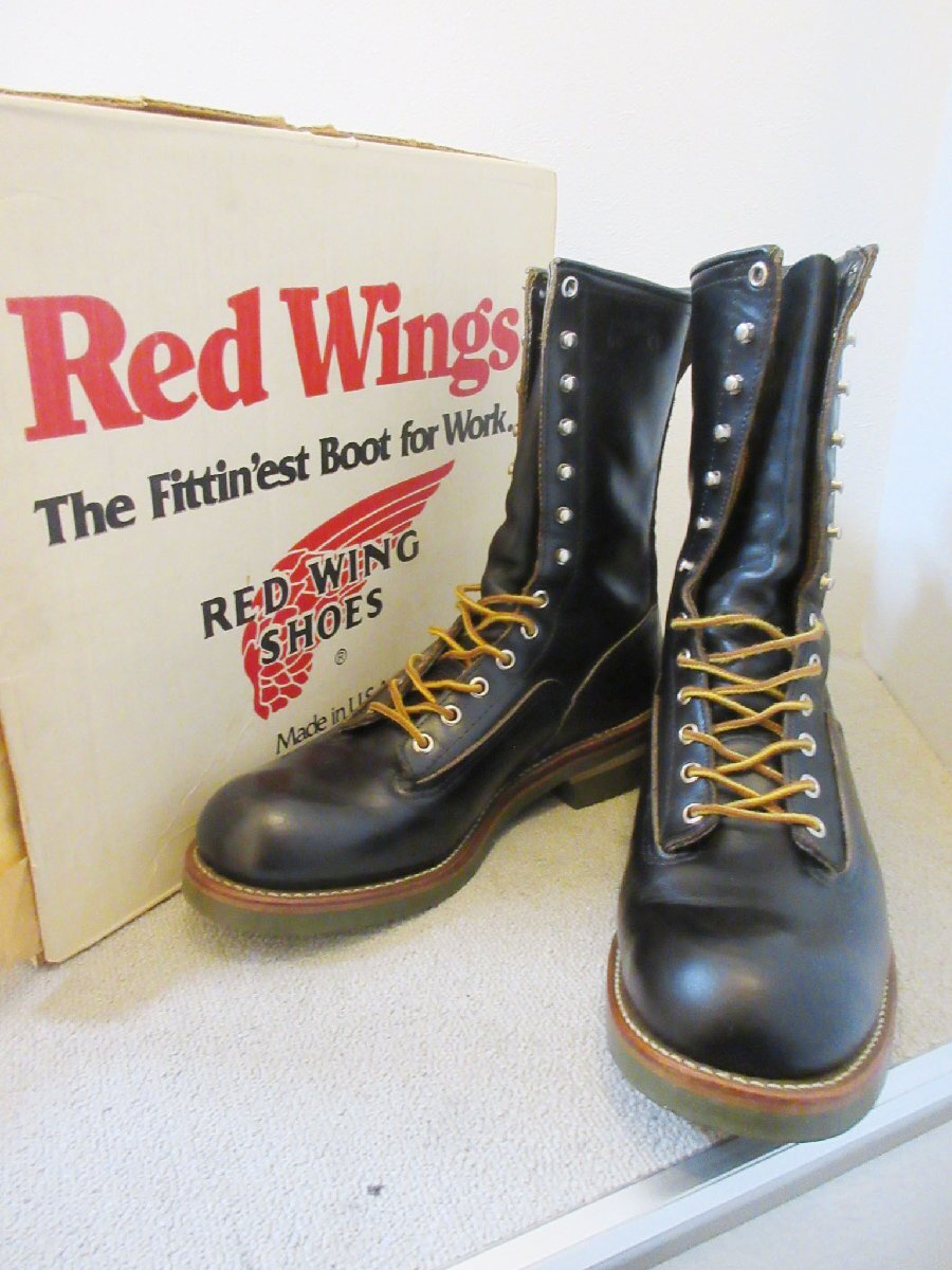 RED WING レッドウイング 919 ロガーブーツ 8.5C プリント羽タグ RED WING レッドウイング 919 ロガーブーツ 8.5C プリント羽タグ
