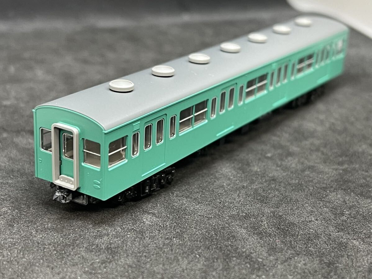 送料無料 新品 ばらし TOMIX トミックス 98536 103系通勤電車(初期型非冷房車)エメラルドグリーン 増結セットより モハ102 T カプラー交換 