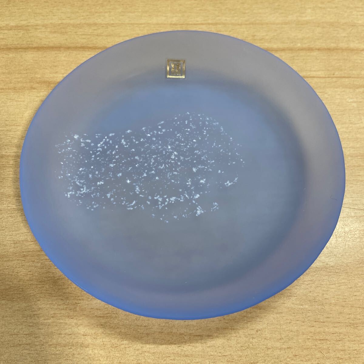 たち吉 橘吉 TACHIKICHI 小皿 プレート ガラス 創作陶器 ブルー たち吉 橘吉 TACHIKICHI 小皿 プレート ガラス 創作陶器 ブルー