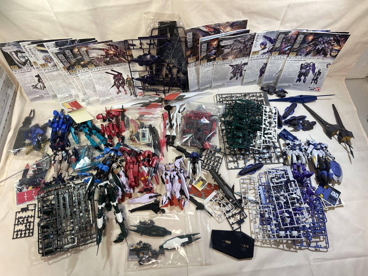 ②ガンプラジャンク 鉄血のオルフェンズ　HG1/144 大量セット　欠品あり　折れあり　組み途中　パーツ取りに　