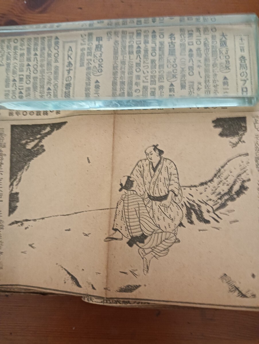 y8198 小村雪岱挿絵　矢田挿雲作　報知新聞小説スクラップ　忠臣蔵　背ける人々　討入前夜　昭和14年