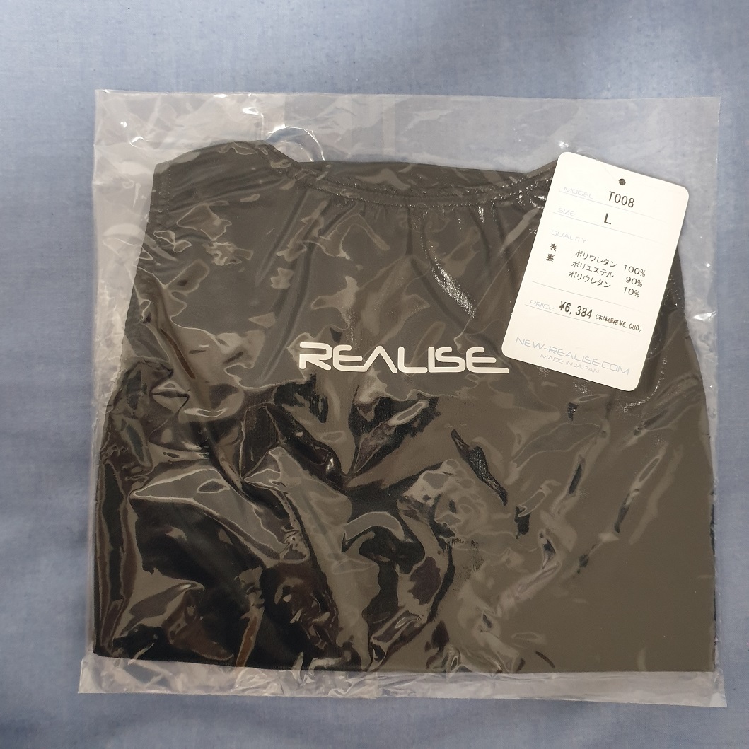 【廃盤・未開封新品】リアライズ T-バック競泳水着 Realise T-008 (ブラック) Lサイズ