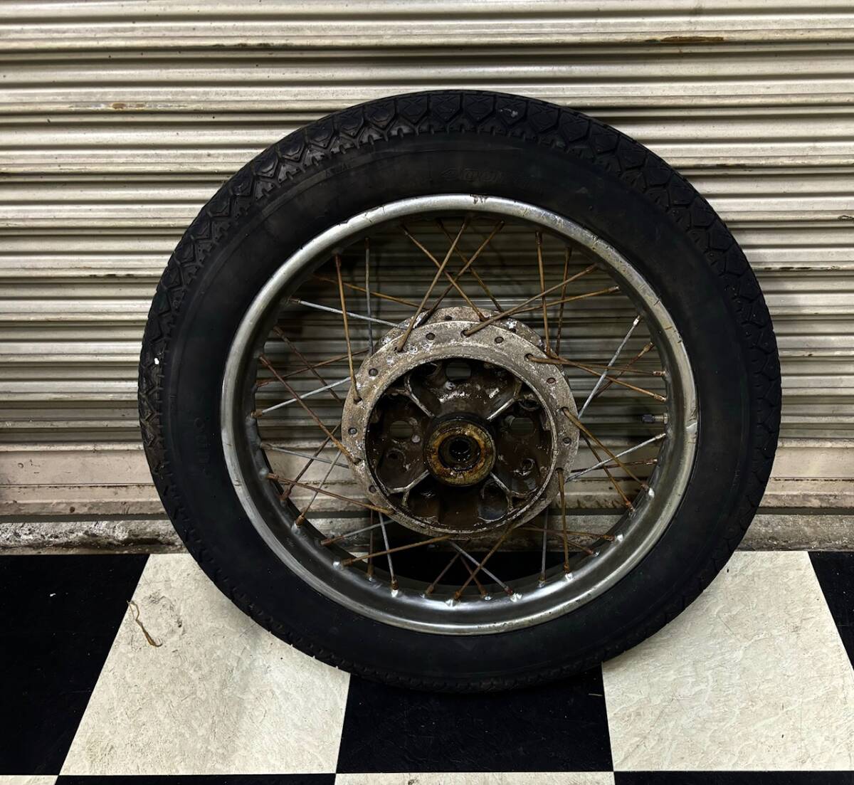 CB750four CB750K　リアホイール　検,Z1,Z2,GT,GS,CB,SS,KH,H2,H1,FX、當(dāng)時(shí)