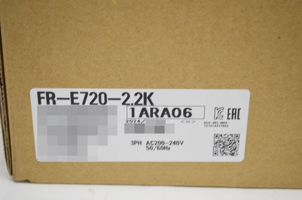 未使用 三菱電機 FR-E720-2 2K インバーター 2024年製|Yahoo 未使用 三菱電機 FR-E720-2 2K インバーター 2024年製|Yahoo
