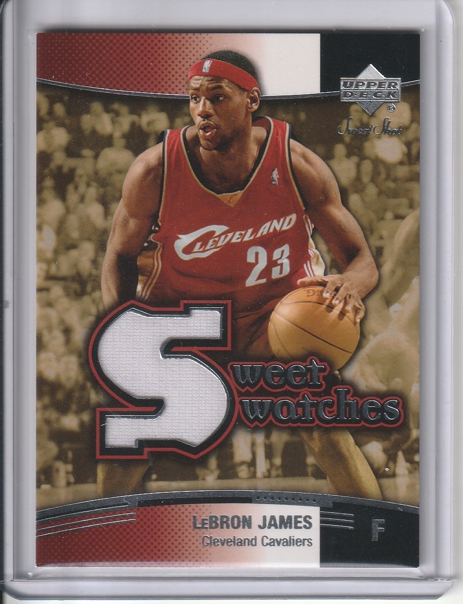 【LEBRON JAMES】2004-05 UPPER DECK SWEET SHOT WARM-UP CARD SWEET WATCHES