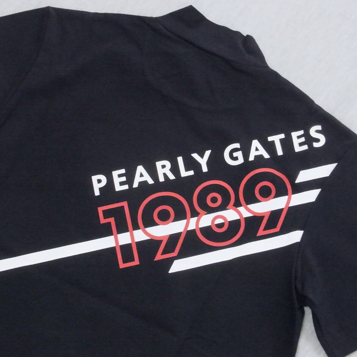 新品 正規品!! PEARLY GATES/パーリーゲイツ 大人気!! PGM4G モックシャツ 日本製【4/M】ネイビー