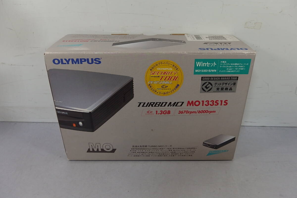 ◆未使用 OLYMPUS(オリンパス) 高速/大容量(1.3GB) Ultra SCSI MOドライブ TURBO MO MO133S1S ターボMO PC98/PC-98(PC-9800)対応
