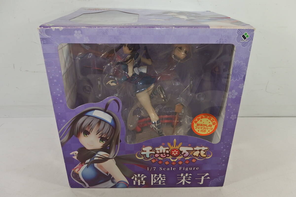 ◆ブロッコリー 千恋*万花 常陸茉子 1/7 完成品フィギュア あみあみ限定版 フェイスパーツ、PVCキーホルダー付き