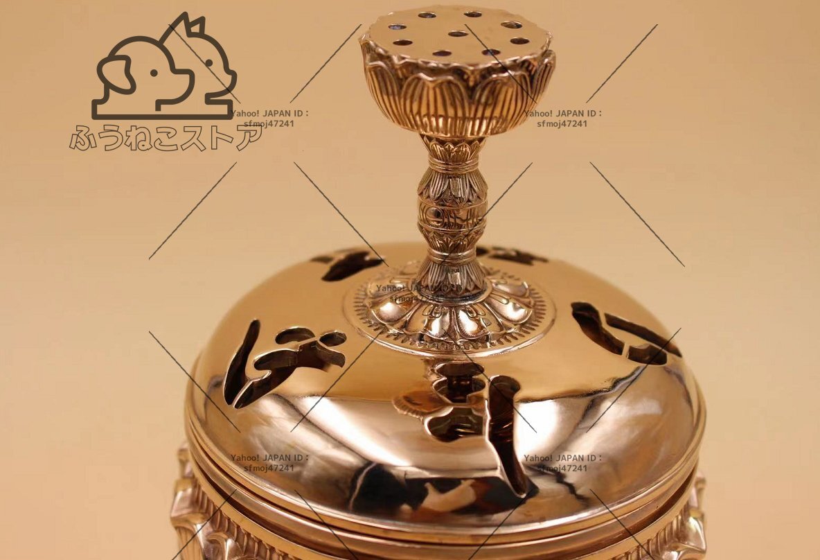 密教法具 寺院用仏具」 大悲香炉 銅製 磨き仕上げ 31cm 仏壇・仏具 密教法具 寺院用仏具」 大悲香炉 銅製 磨き仕上げ 31cm 仏壇・仏具