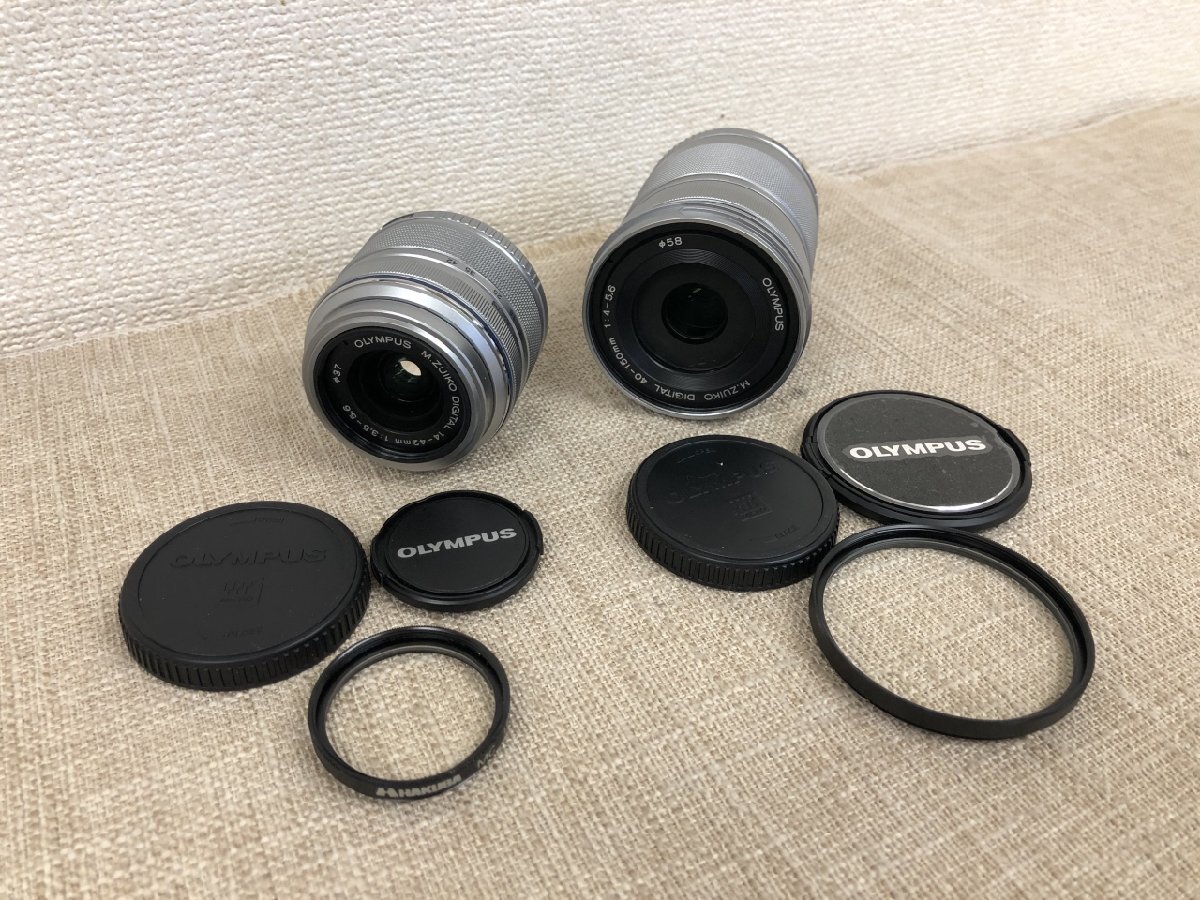 OLYMPUS Digital 14-42mm 40-150ミリ2本セット Yahoo!オークション - 1円~/ズームレンズ2本セット OLYMPUS