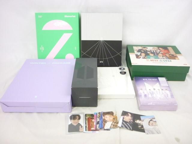 【同梱可】中古品 韓流 防弾少年団 BTS Memories of 2020 WINTER PACKAGE 2021 DVD 他 トレカ 13枚 グッズセット