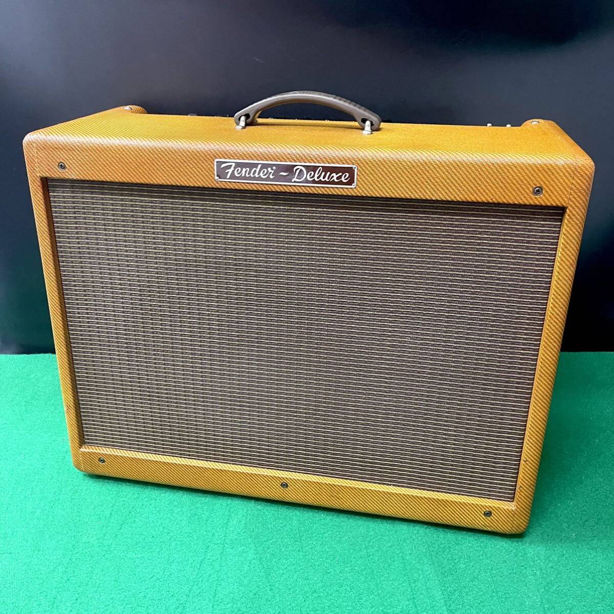 音出し確認済 Fender/フェンダー ギターアンプ/真空管アンプ Fender Deluxe PR246/スピーカー:JENSEN ALNICO 5 P12N/12インチ 8