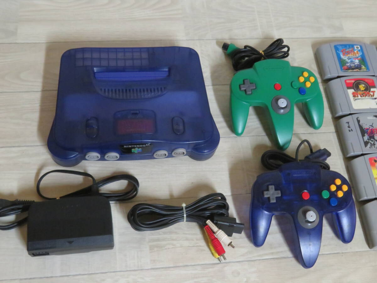 Nintendo ニンテンドー64 NUS-001 ミッドナイトブルー 本体 Nintendo ニンテンドー64 NUS-001 ミッドナイトブルー 本体