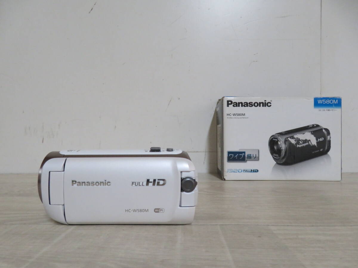 Panasonic パナソニック HC-W580M デジタルハイビジョンビデオカメラ 2017年製 本体のみ 元箱付き 室内保管品 追加画像有り 
