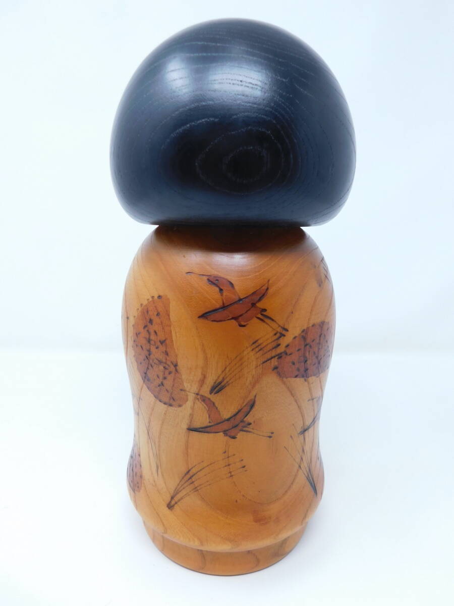 【スーパーセール】 創作こけし 真一郎作 おかっぱ 約265mm 状態良好美品/K870 こけし