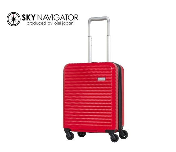 送料300円(税込)■gt872■SKY NAVIGATOR キャリーケース レッド 14300円相当【シンオク】