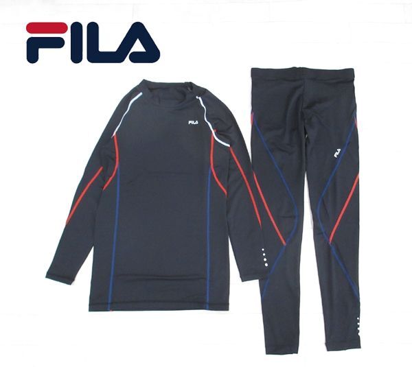 送料185円■ux377■▼メンズ FILA インナー M(長袖インナー・ロングタイツ) 2種 2点【シンオク】【クリックポスト発送】