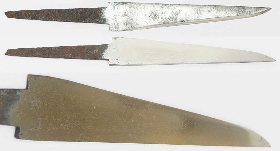 元幅1.98㎝の大小刀 小柄穂先小刀 刀装具 太刀 拵 鍔 小柄笄 元幅1.98㎝の大小刀 小柄穂先小刀 刀装具 太刀 拵 鍔 小柄笄