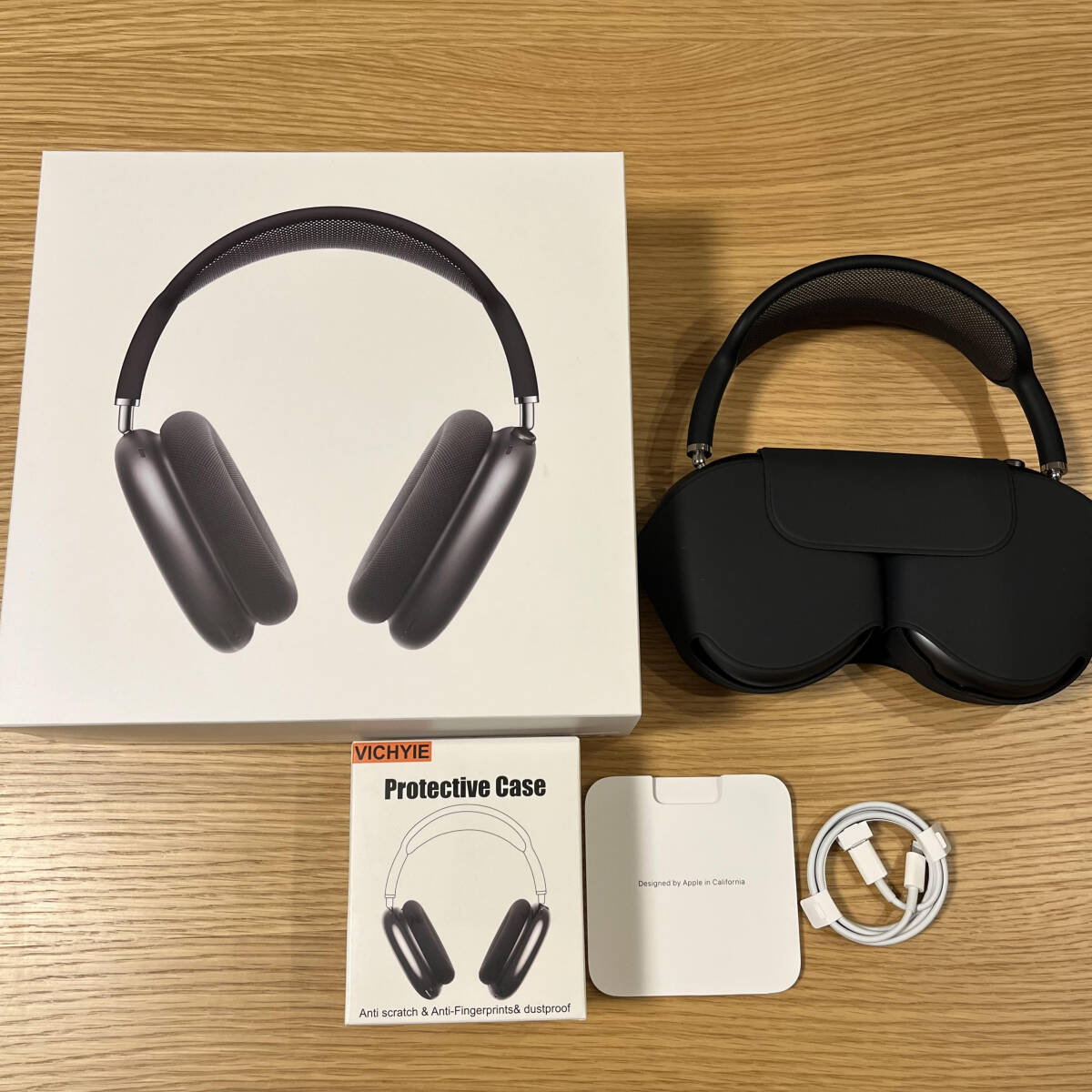 1円～動作確認済 Apple アップル AirPodsMax MGYH3J/A スペースグレイ ヘッドホン ワイヤレスイヤホン おまけ付き