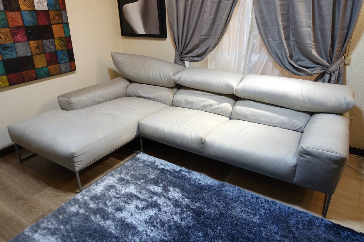 120万円☆最高峰☆erba/エルバ/イタリア最高級/IDC大塚/フォーエバーヤング/モダン/ソファ セット 検:カッシーナ アルフレックス