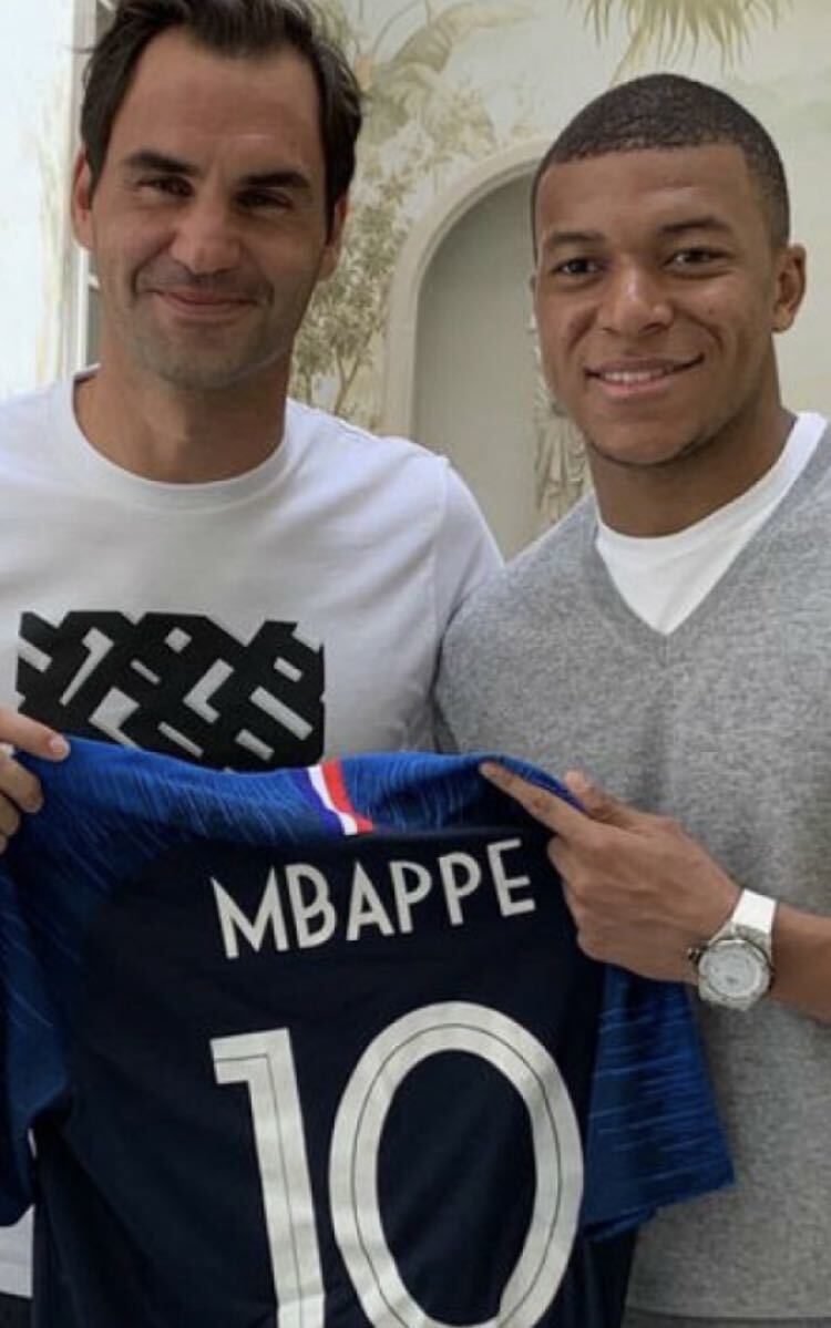 UNIQLO RF GEORGE SOWDEN UT 【M】ユニクロ ジョージソーデン コラボ Tシャツ フェデラー着用モデル(WITH MBAPPE) 新品・タグ付き Mサイズ