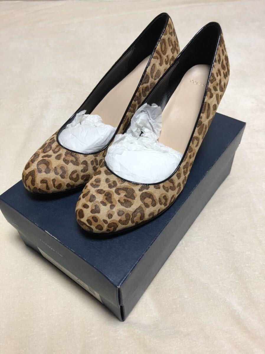 コールハーン Cole Haan ウェッジソール ハラコ柄 7.5B 24.5cm 新品?箱付き未使用品 【ほぼ70％OFF】
