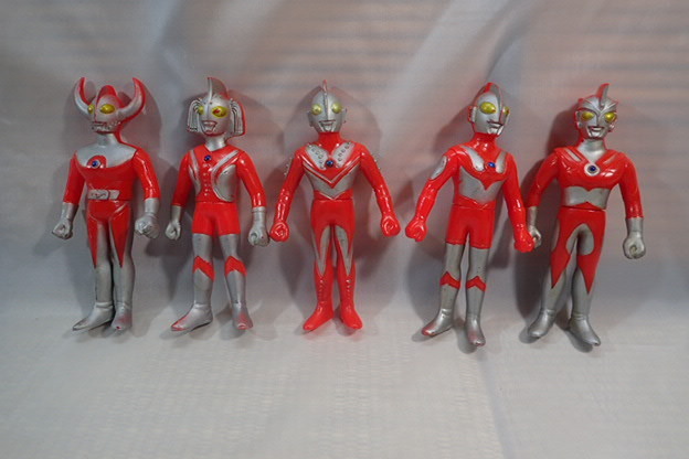 23-65　ポピー　ウルトラの父　母　ゾフィー　ウルトラマン　エース　フィギュア　ソフビ　当時物　まとめて