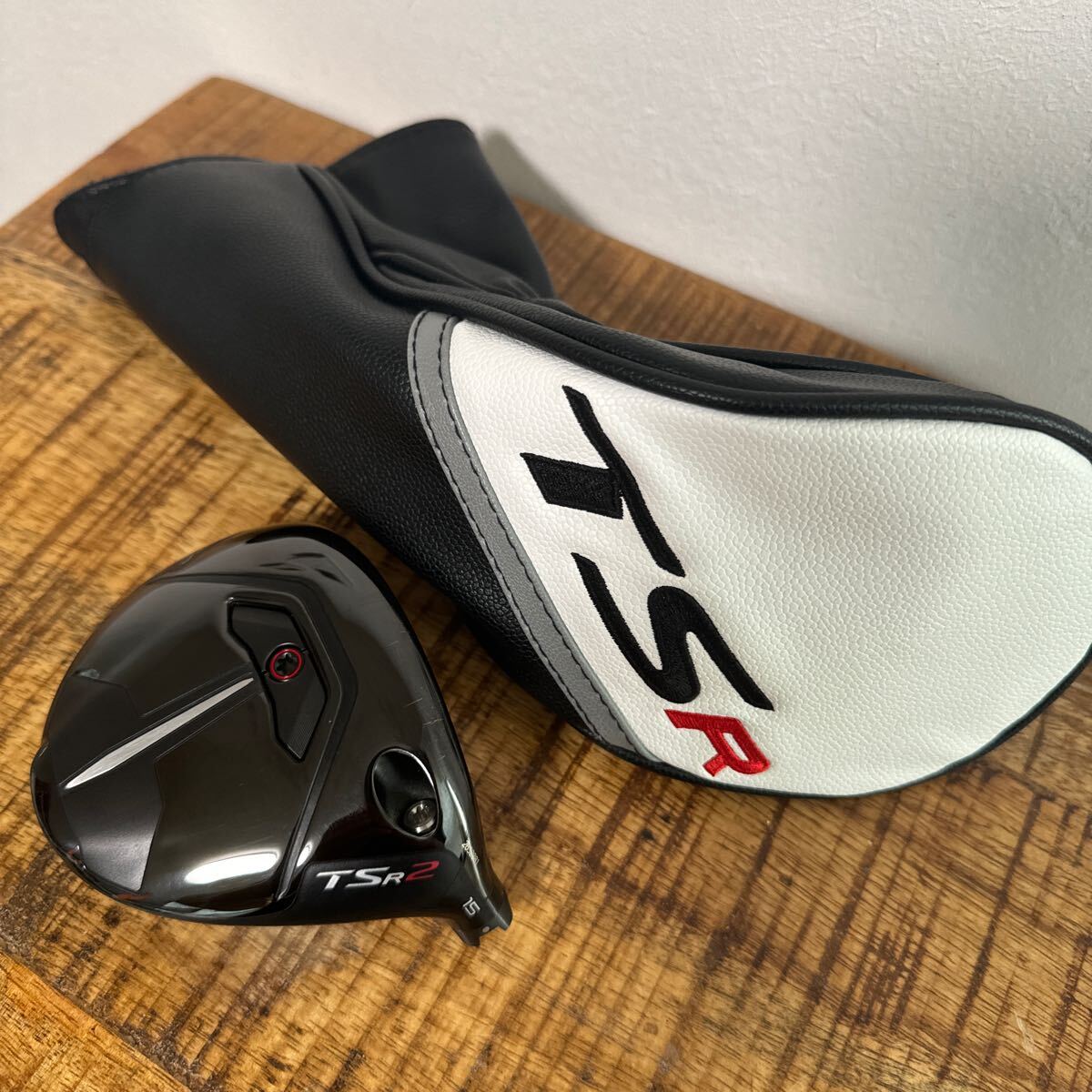 美品　タイトリスト 3w 15度　TSR2 ヘッド　ヘッドカバー　送料無料　