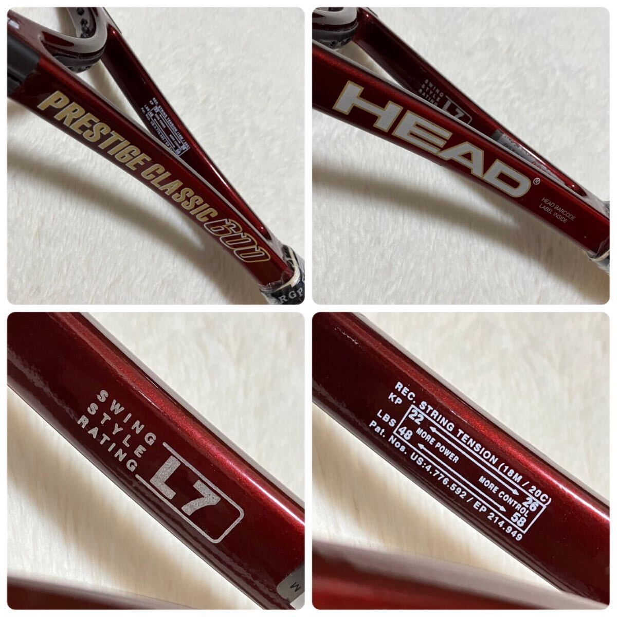 HEAD ヘッド PRESTIGE CLASSIC 600 プレステージクラシック600 HEAD ヘッド PRESTIGE CLASSIC 600 プレステージクラシック600