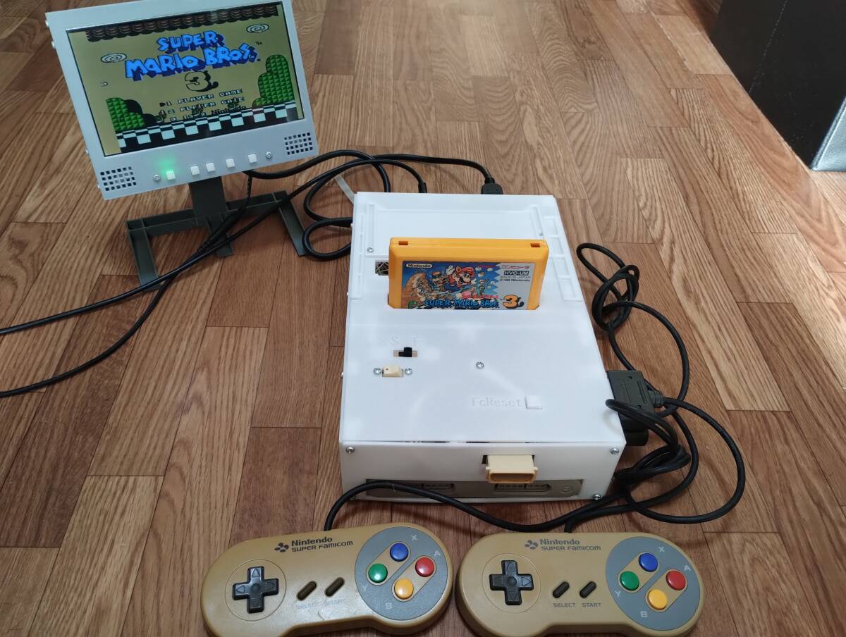 数量は多 スーパーファミコン ファミコン 合体 HDMI fc sfc nes snes 本体