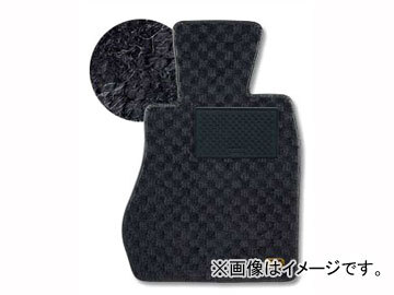カロ/KARO フロアマット QUEST 品番:712 イスズ ミューウィザード UCS69 4WD フットレスト:有 4DR用、リア一体物 1995年12月~1998年06月