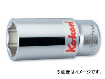 コーケン/Koken 3/4”(19mm) 6角ディープソケット 6300A-2. 1/8