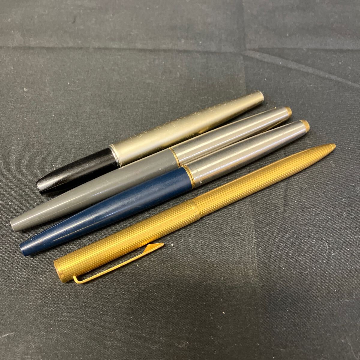 パーカー PILOT パイロット PARKER 万年筆 ボールペン ダンヒル プラチナム 14K 4本 まとめ 筆記用具 2