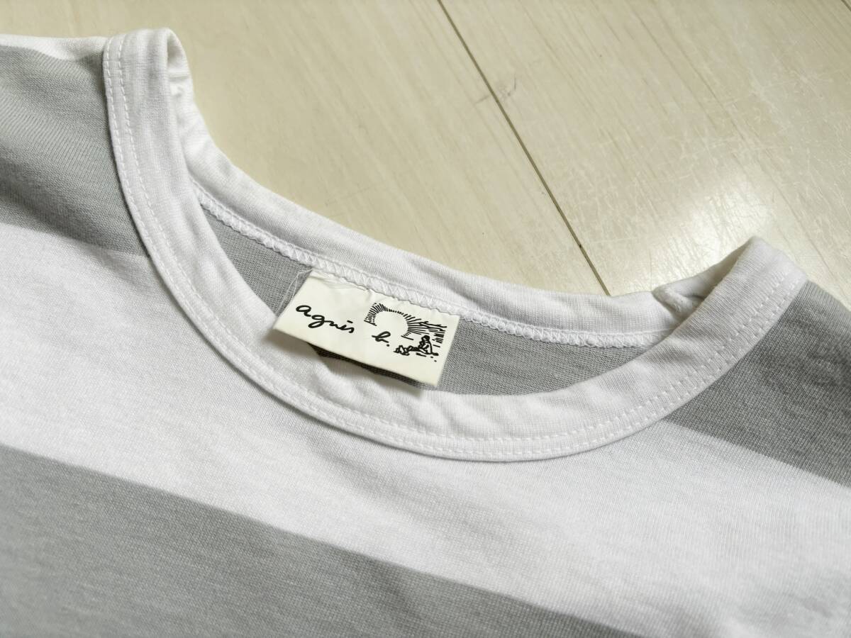ビンテージ agnes b アニエスベー カットソー ロンT Tシャツ ビンテージ agnes b アニエスベー カットソー ロンT Tシャツ