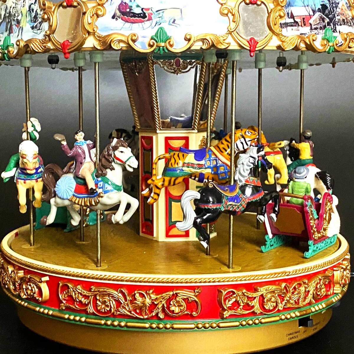 レア】ミスタークリスマス メリーゴーランド オルゴール レア】ミスタークリスマス メリーゴーランド オルゴール