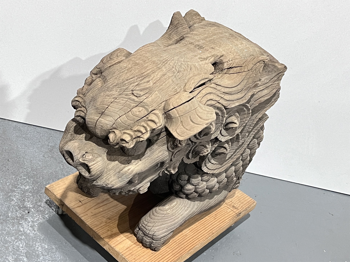 社寺彫刻 木彫獅子木鼻 その2 時代物 社寺建築 古木獅子木鼻 社寺彫刻 木彫獅子木鼻 その2 時代物 社寺建築 古木獅子木鼻